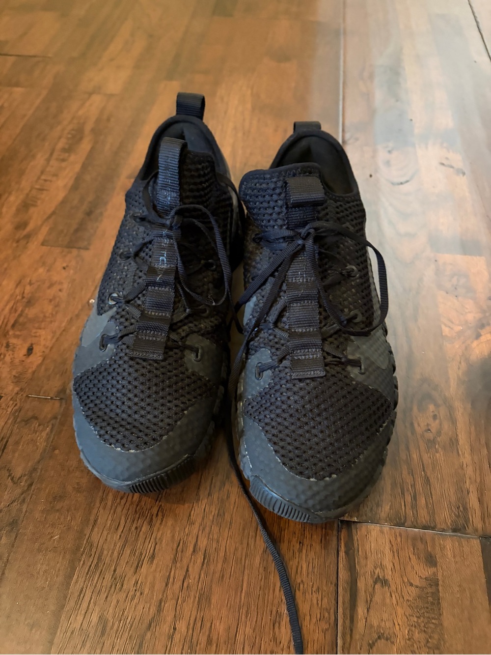 Nike Free Metcon Men's Black Athletic Knit Sneakers